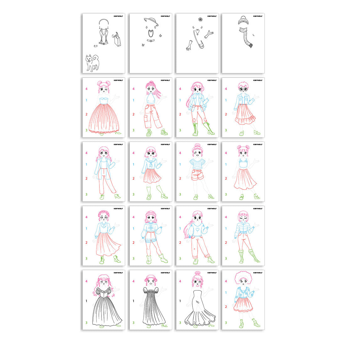 Kidydraw Pro Fashion
