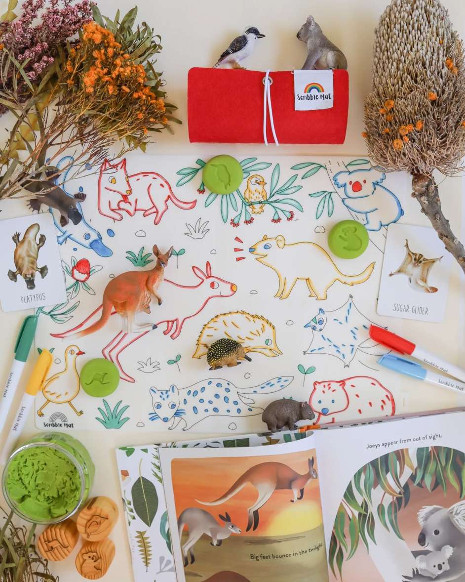 The Originals - Baby Australian Animals (includes 4 pens)