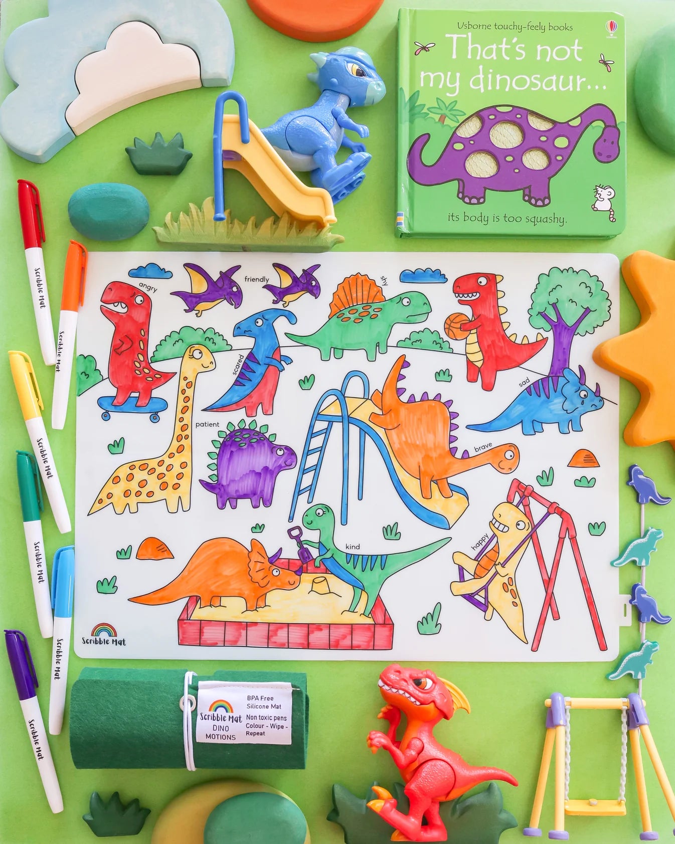 Dino-motions (includes 6 pens)