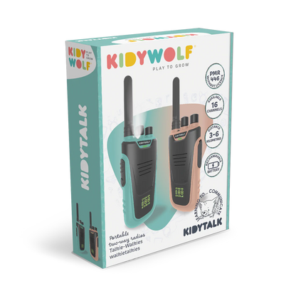 Kidytalk - long range walkie-talkie