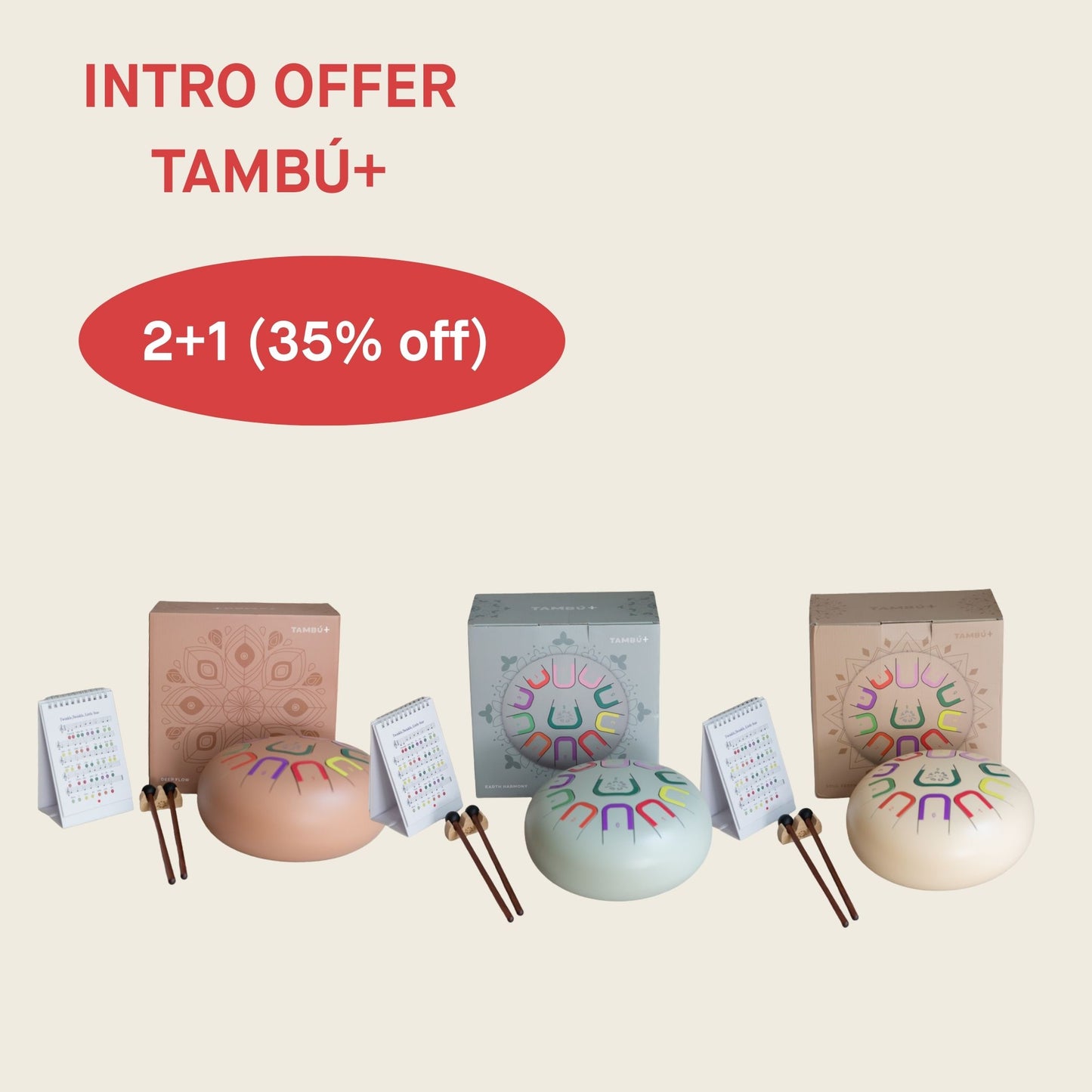 Tambú+ Intro Offer 2+1 (35% off)