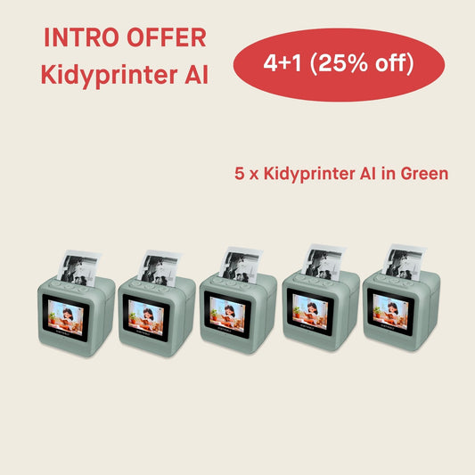 KidyPrinter AI Starter Pack 4+1 (Demo 25% off)