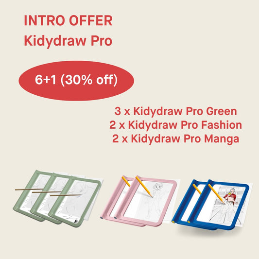 Kidydraw Pro Starter Pack 6 + 1 Demo 30%