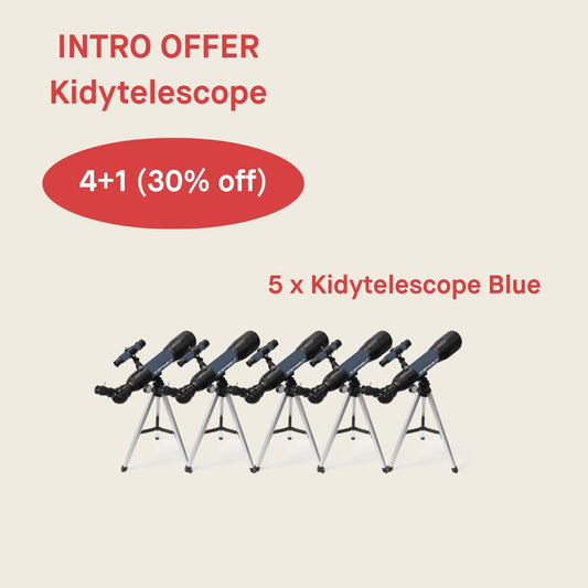 KidyTelescope Starter Pack 4 + 1 Demo 30% Off