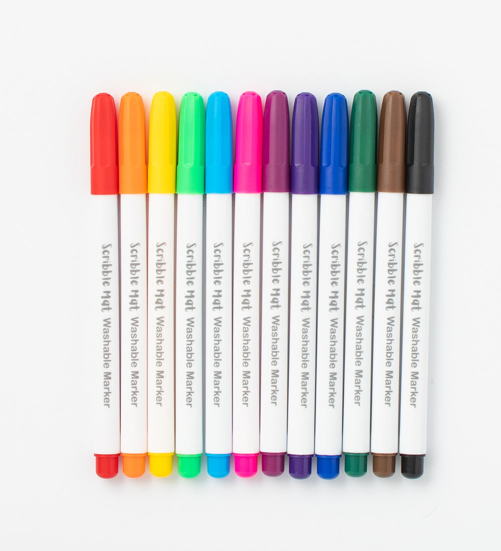 12 pens (washable)
