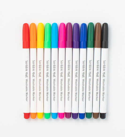 12 pens (washable)